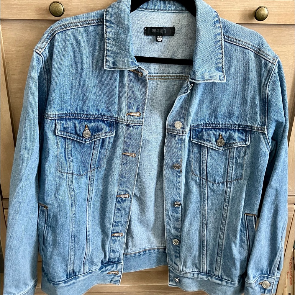 Missguided + Light Blue Denim Jacket